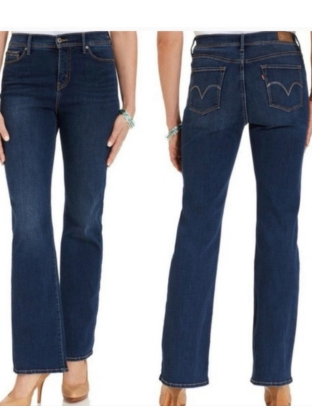 Levi's Women's Dark Blue Bootcut my Jeans size 4M